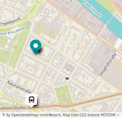 Kartenausschnitt Misfit Drogen- und Suchtberatung 