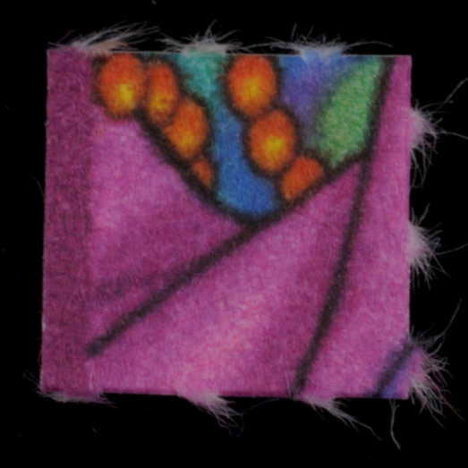 Blotter ohne LSD, stark verunreinigt, erworben als LSD, 05.09.2023 (Berlin)